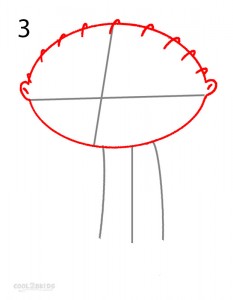 How to Draw Stewie Step 3