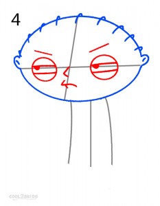 How to Draw Stewie Step 4