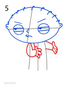 How to Draw Stewie Step 5