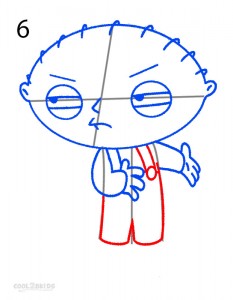 How to Draw Stewie Step 6