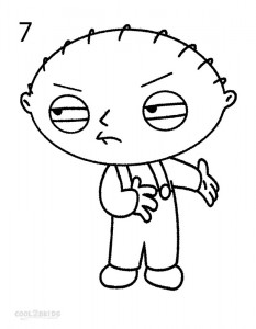 How to Draw Stewie Step 7