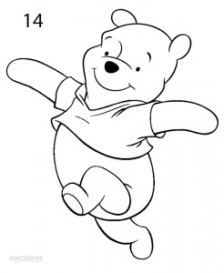 How to Draw Winnie the Pooh Step 14