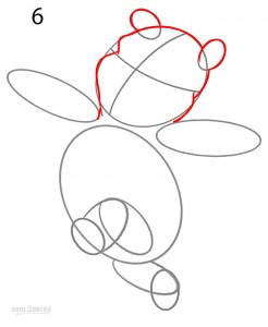 How to Draw Winnie the Pooh Step 6