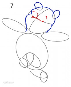 How to Draw Winnie the Pooh Step 7