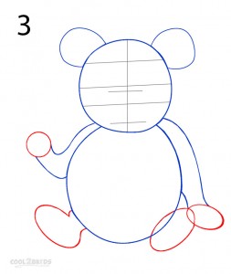 How to Draw a Panda Step 3