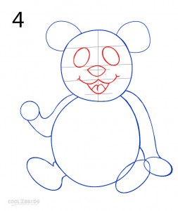 How to Draw a Panda Step 3