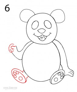 How to Draw a Panda Step 6