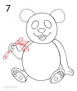 How to Draw a Panda Step 7