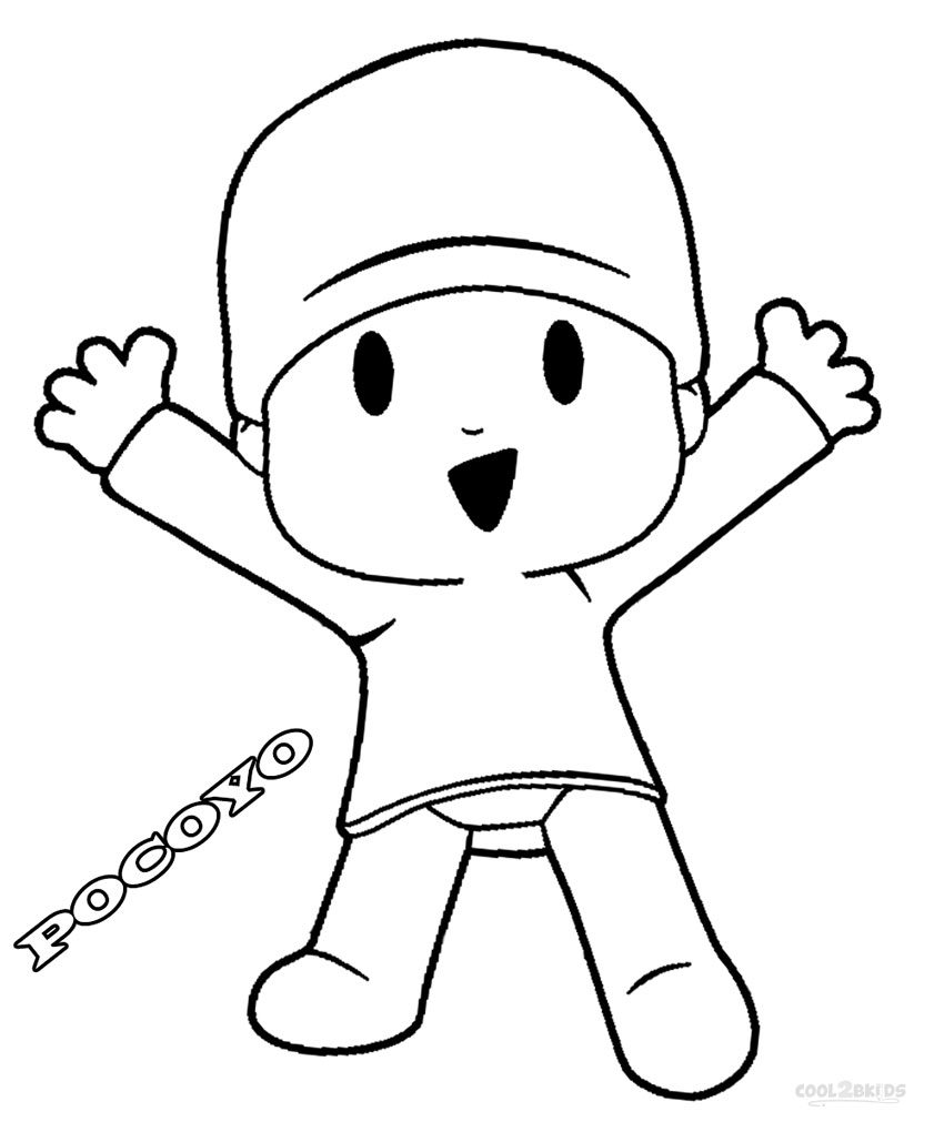 Printable Pocoyo Coloring Pages For Kids