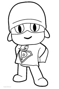 Super Pocoyo Coloring Pages