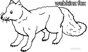 Webkinz Fox Coloring Pages