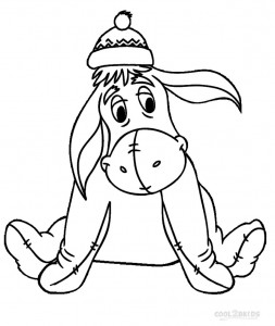 Baby Eeyore Coloring Pages