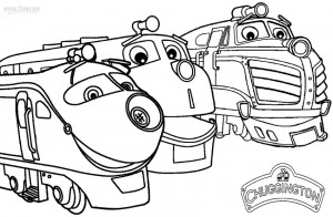 Chuggington Train Coloring Pages