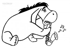 Disney Eeyore Coloring Pages