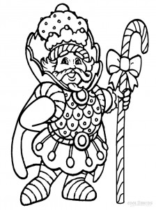 Gloppy Candyland Coloring Pages