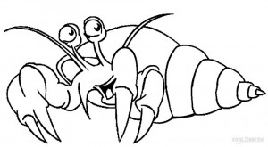 Hermit Crab Coloring Pages