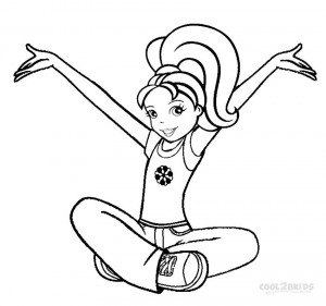 Polly Pocket Coloring Pages for Kids