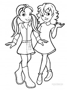 Polly Pocket Coloring Pages to Print