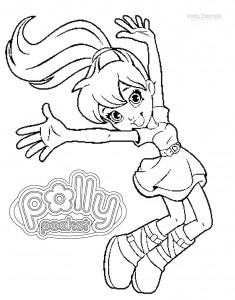 Polly Pocket Dolls Coloring Pages