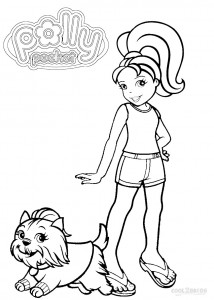 Polly Pocket House Coloring Pages