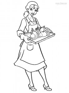 Princess Tiana Doll Coloring Pages