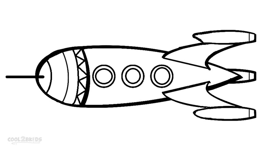 printable rocket ship coloring pages for kids