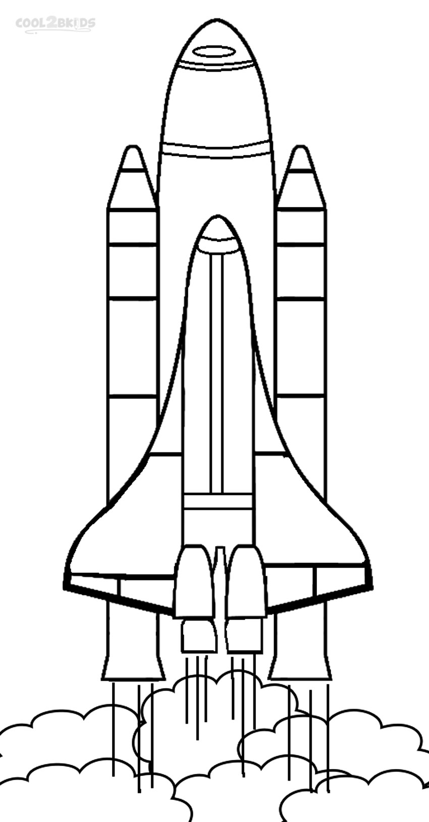 rocket coloring ship printable