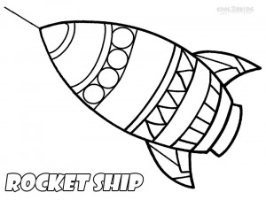 Rocket Ship Toy Coloring Pages