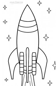 Rocket Ships Coloring Pages