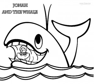 Jonah and the Whale Coloring Pages