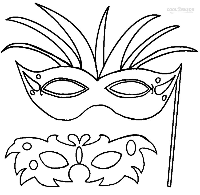 Printable Mardi Gras Coloring Pages For Kids | Cool2bKids