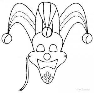 Mardi Gras Coloring Pages Printable