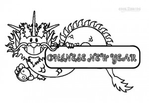 Chinese New Year Dragon Coloring Pages