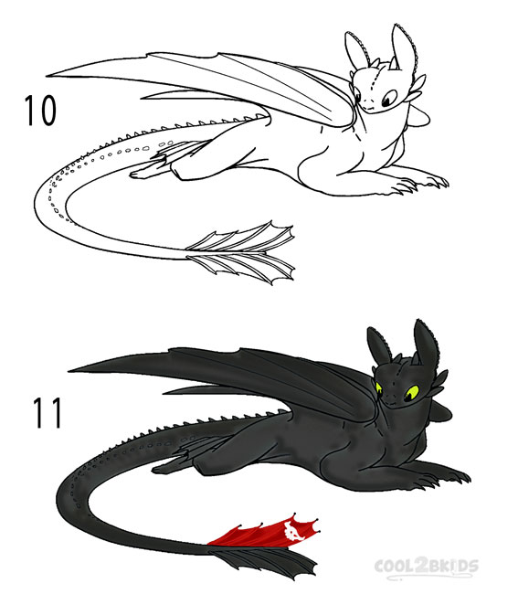 How to Draw Toothless  How to Train Your Dragon  YouTube