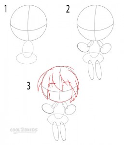 How to Draw a Chibi Step 1