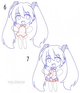 How to Draw a Chibi Step 3