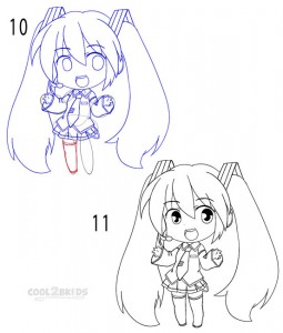 How to Draw a Chibi Step 5