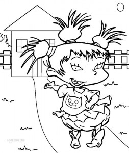 Kimi Rugrats Coloring Pages