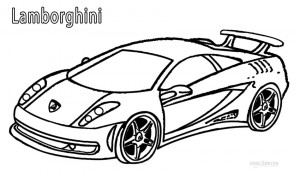 Lamborghini Coloring Pages Printable