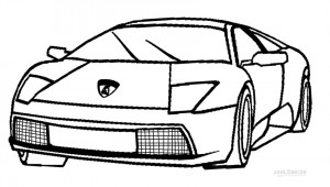 Lamborghini Gallardo Coloring Pages