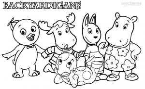 Printable Backyardigans Coloring Pages