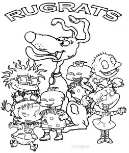 Rugrats Characters Coloring Pages