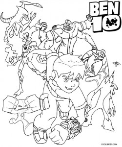 Ben 10 Coloring Pages