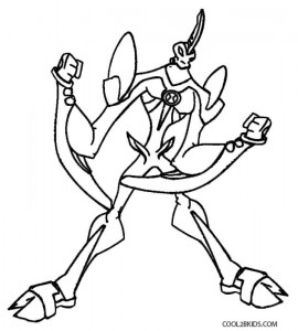 Ben 10 Way Big Coloring Pages