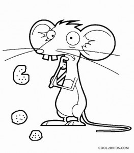 If You Give a Mouse a Cookie Coloring Page