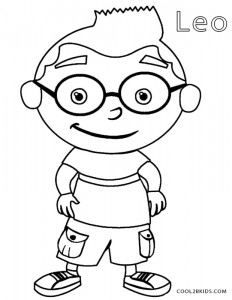 Little Einstein Coloring Pages