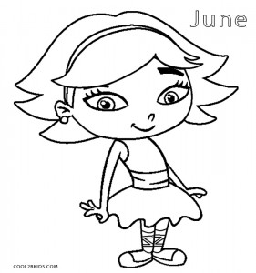 Little Einstein June Coloring Pages