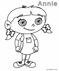 Little Einsteins Annie Coloring Pages