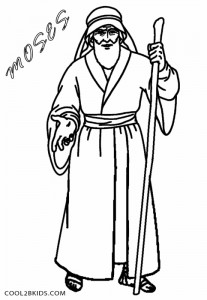 Moses Coloring Pages