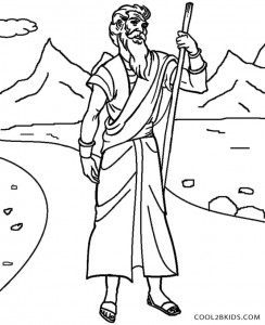 Moses Coloring Pages Printable